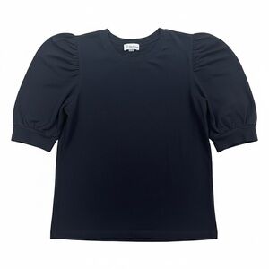 The Drop Puff Sleeve Black T-Shirt Size Small
